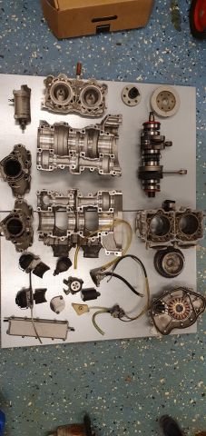 779239-20 SEA-DOO RXDI -2001 cut left crankshaft