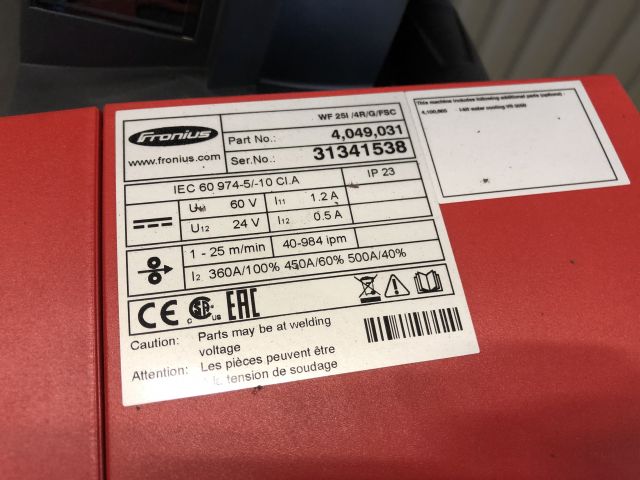 839749-11 1st Weld Fronius TPS 320i