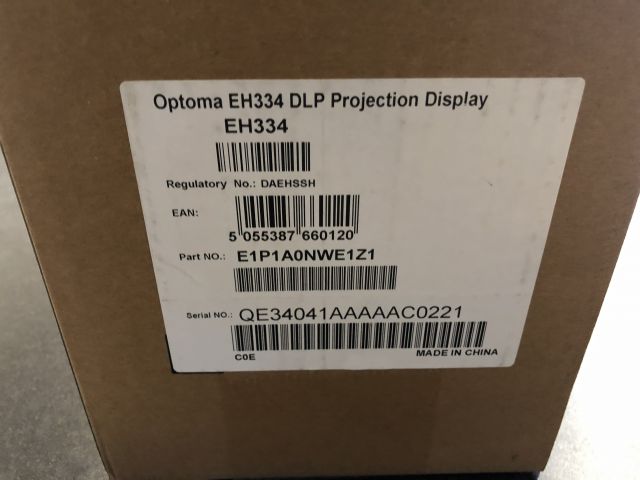 839868-6 Projector Optoma EH334 DLP