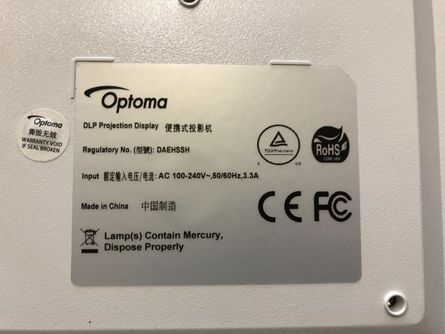 839868-3 Projector Optoma EH334 DLP