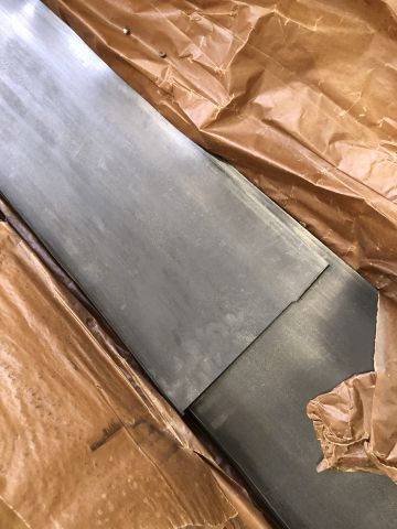 839872-10 Lot with approx. 5.4 Ton Sheet metal strip SAF 3207