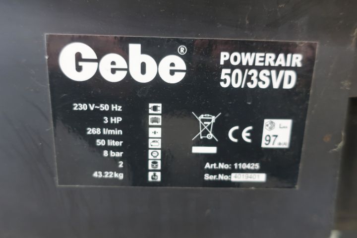 837911-5 Compressor Gebe powerair 50 / 3SVD