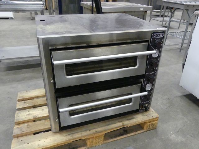 836054-1 Double "GGM-Gastro" Pizza Oven