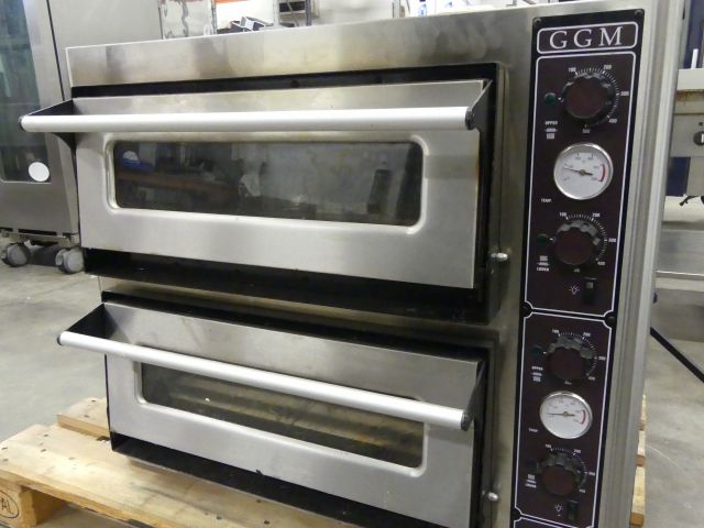 836054-2 Double "GGM-Gastro" Pizza Oven