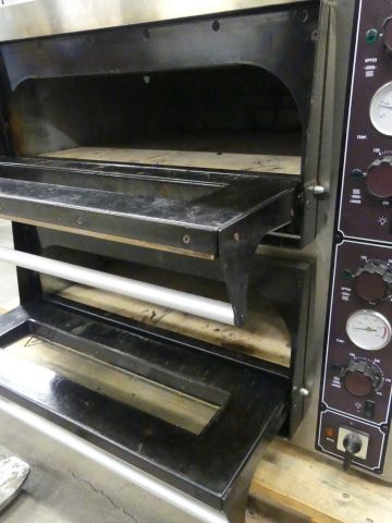 836054-6 Double "GGM-Gastro" Pizza Oven