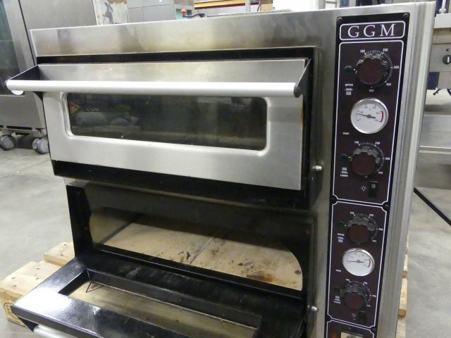 836054-9 Double "GGM-Gastro" Pizza Oven