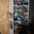 794502-15 Workshop shelf with contents, nails, screws etc.
