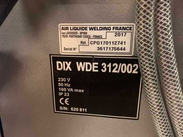 798524-10 Welding power source Air Liquide TopTig 220DC, Feed unit DIX WDE312 / 002 -2017