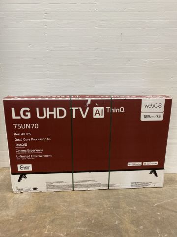 840729-2 75 "smart 4K TV LG 75UN7070