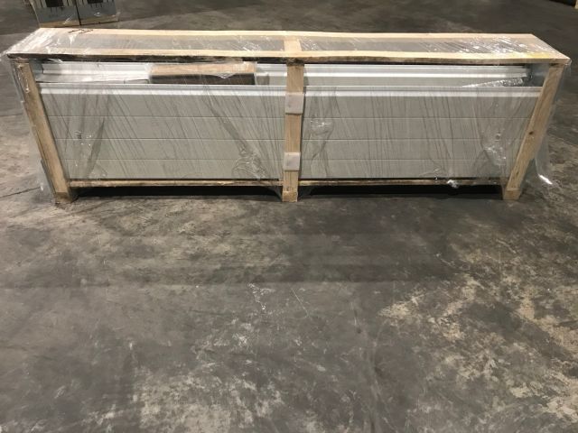 840830-2 2 Motor powered sliding doors, white, 2500x2200mm [NEW]