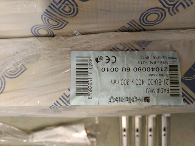 825753-9 Two waterborne elements Korado Radik VKU Type 21 (400x900mm)