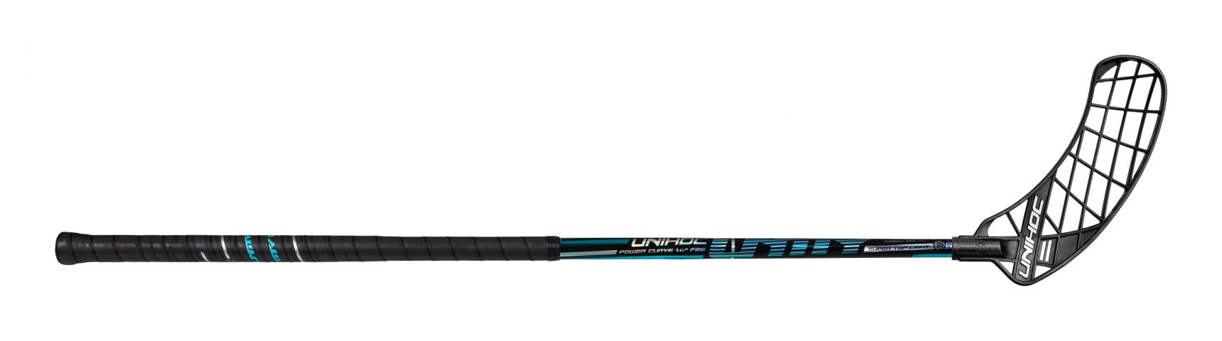 841362-1 Floorball club Unihoc UNITY Power Curve 1.0º STL 26 black 96cmL