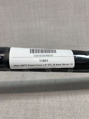 841362-6 Floorball club Unihoc UNITY Power Curve 1.0º STL 26 black 96cmL