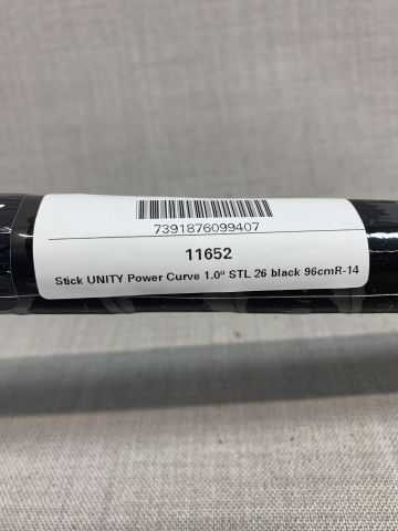 841412-6 Floorball club Unihoc UNITY Power Curve 1.0º STL 26 black 96cmR