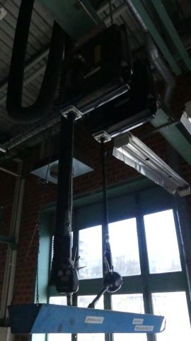 836107-8 Nederman hose reels for liquids, compressed air and electrical outlets