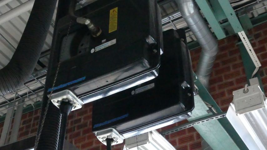 836107-9 Nederman hose reels for liquids, compressed air and electrical outlets