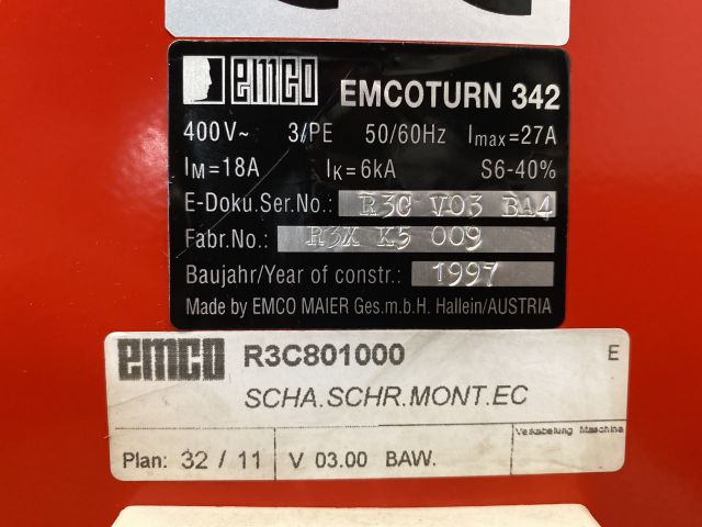 697089-13 CNC lathe Emco Turn 342