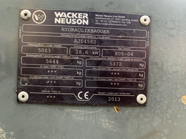 811943-7 Wacker Neuson 50Z3 (2702 h) -13