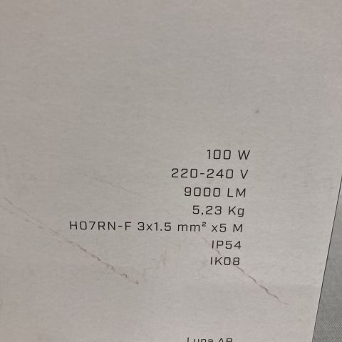 842157-2 Work lamp Mareld Vapor 9000