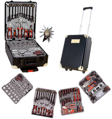 841982-1 Large toolbox with 409 parts - Platinum Tools