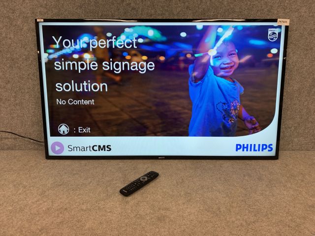 747605-2 TV Philips 48 "BDL4830QL Remote control