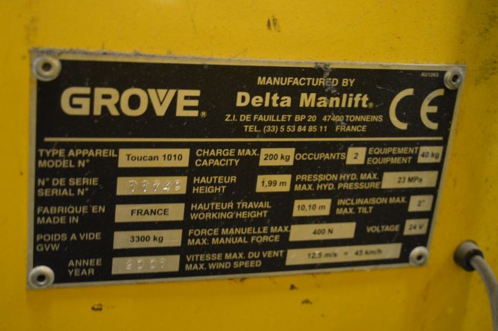 779277-25 Bomlift Grove Toucan 1010