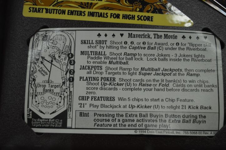 779286-14 Pinball Maverick the movie