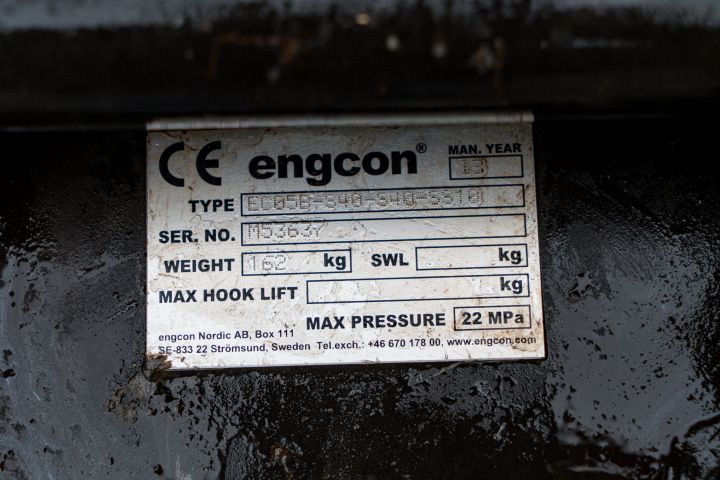 842482-12 Track excavator TEREX TC50 ´13, ENGCON ROTATOR