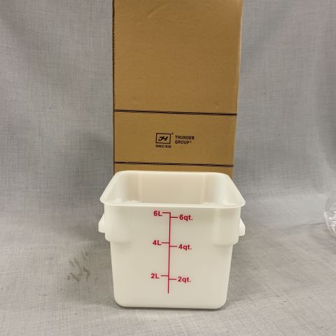 842645-1 6 plastic containers for restaurant 6 liters - Free shipping