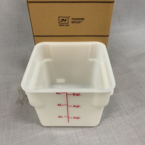 842645-2 6 plastic containers for restaurant 6 liters - Free shipping