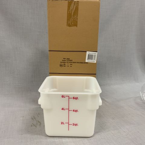842645-3 6 plastic containers for restaurant 6 liters - Free shipping