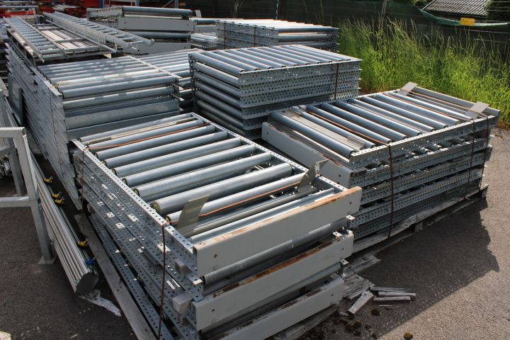 842880-1 Lutande rullbanor för genomloppsställ - Olika storlekar ca 110 st