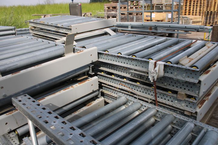 842880-8 Lutande rullbanor för genomloppsställ - Olika storlekar ca 110 st