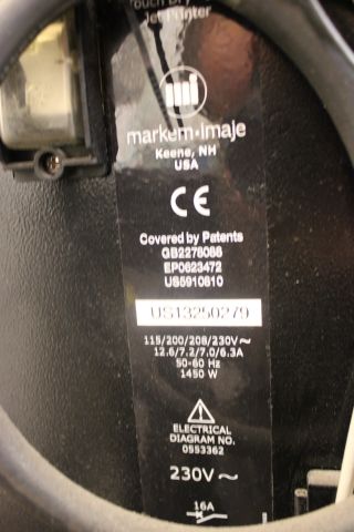 843657-7 Cardboard printer - Markem imaje 5200 [Repair object]