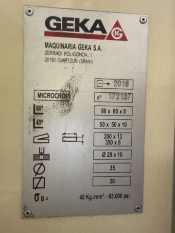 794457-20 Punching machine - Geka Microcrop