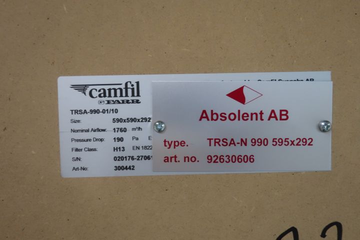 832946-8 Oil mist separator, Absolent