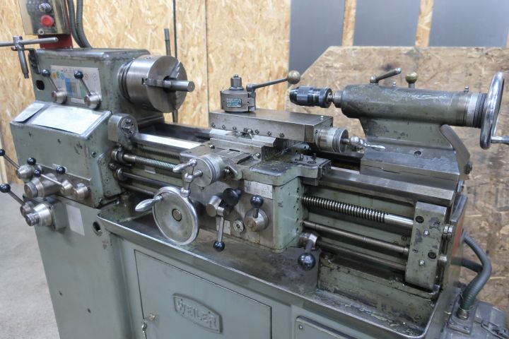 832967-3 Lathe, Weiler Matador model W, with various accessories