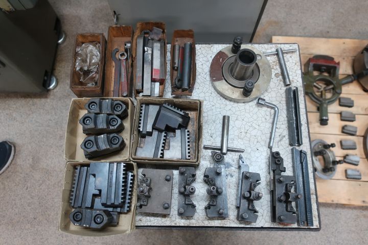 832967-15 Lathe, Weiler Matador model W, with various accessories