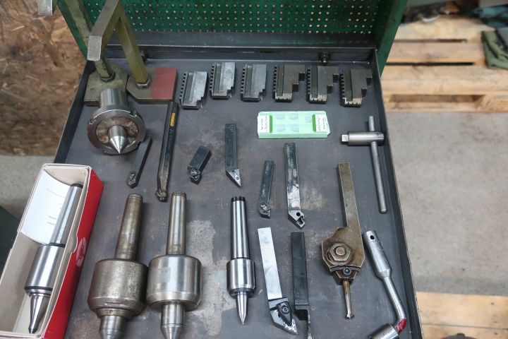 832967-23 Lathe, Weiler Matador model W, with various accessories