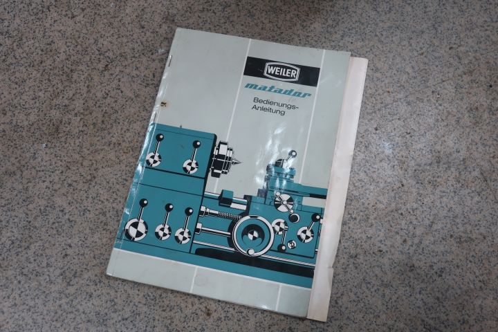 832967-32 Lathe, Weiler Matador model W, with various accessories