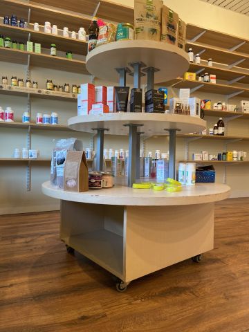 827917-2 Round shelf