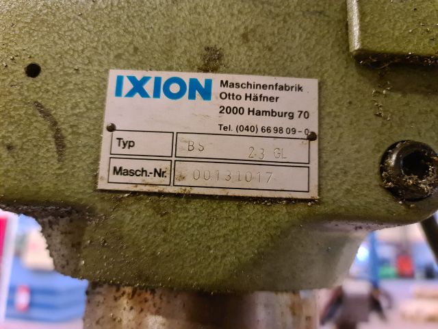 837326-8 IXION Column drilling machine with thread BS 23 GL