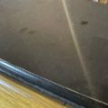 838848-5 Wooden bar counter, 3 chairs, back shelf