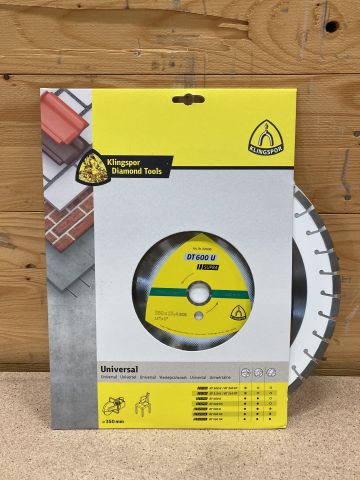 844211-1 Diamond cutting disc Klingspor Supra DT600 U 350x25.4 mm