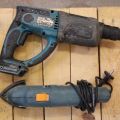 794578-2 Hammer drill - Makita, BHR202 and corner grinder - Dreieck Schleifer