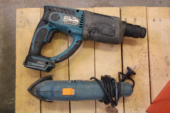 794578-2 Hammer drill - Makita, BHR202 and corner grinder - Dreieck Schleifer