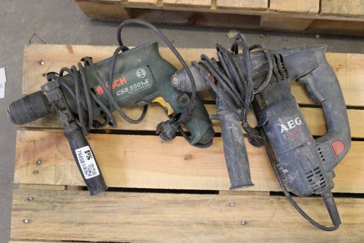 794581-1 Impact drill - BOSCH, Csb 550 re and Atlas Copco Ergomax
