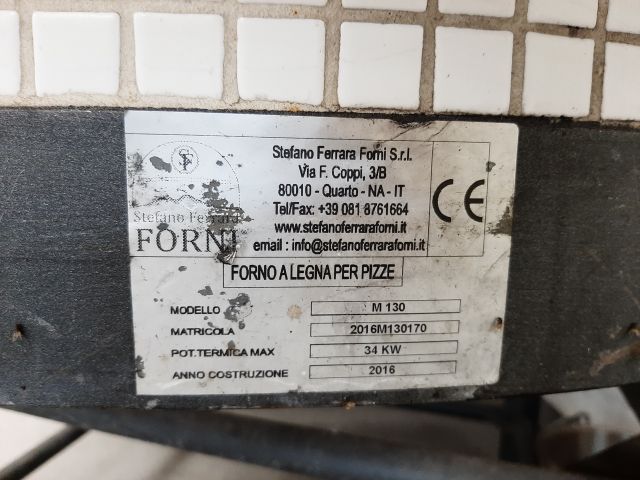 745954-6 Pizza oven - Stefano Ferrara - M130-16-C - New info!
