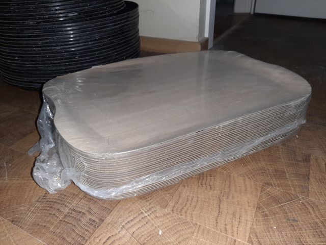 745926-16 Collection of serving trays, wine glasses, glass jars etc.