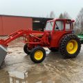 809600-4 Veteran tractor with front loader and snow thrower David Brown 880 -1964